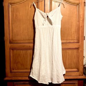 Cotton embroidery fabric dress, M